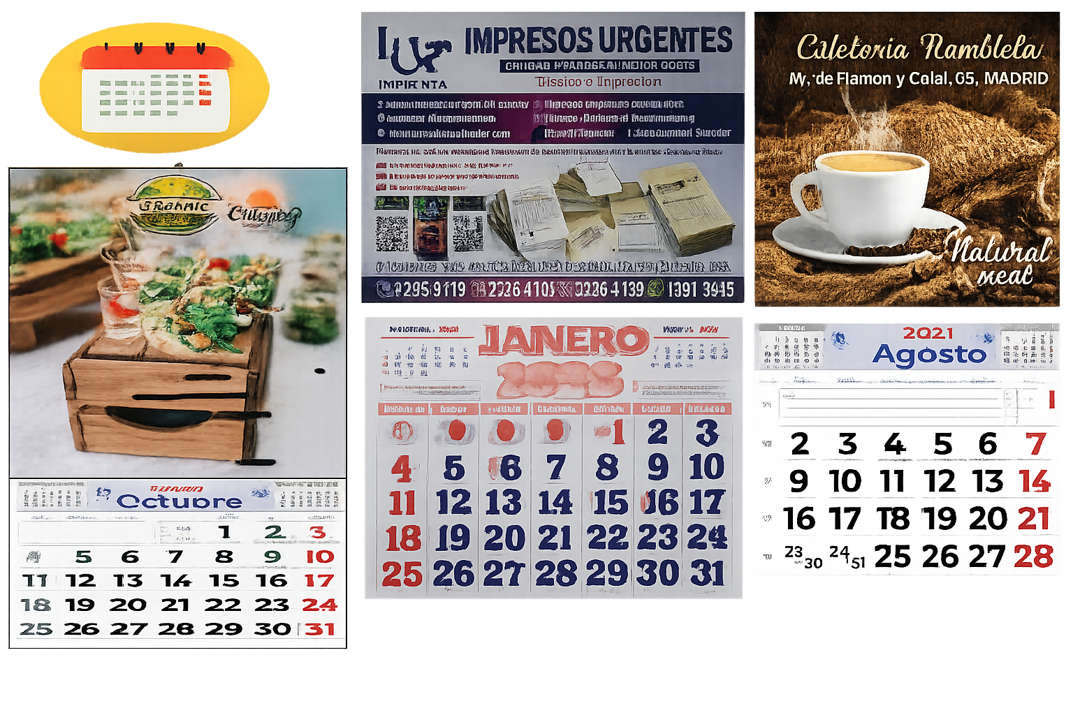 Calendarios personalizados